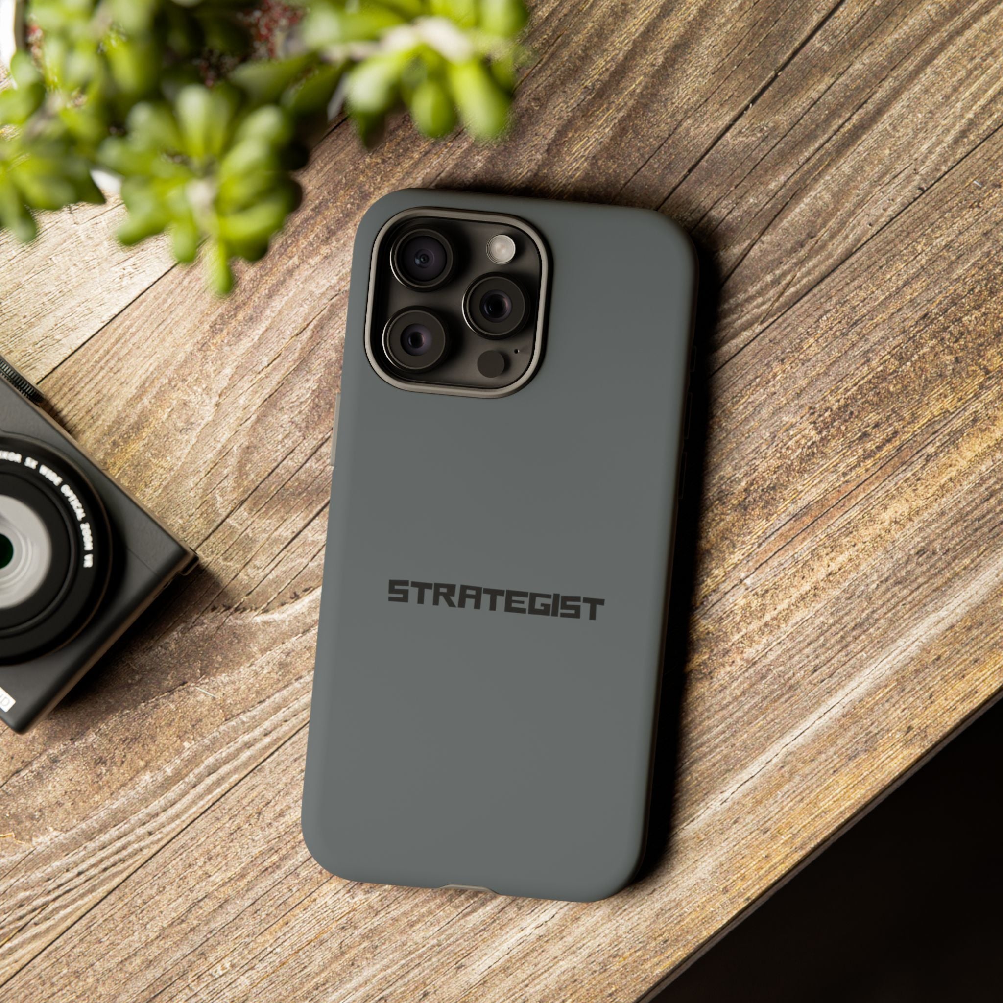 Strategist Tough Phone Case — Rugged Matte Protective Cover