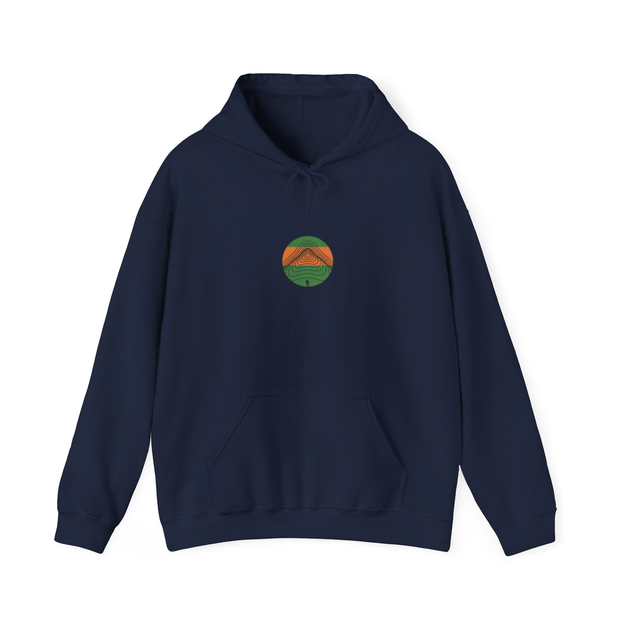 Topographic Contour Circle Hoodie | topo apparel, contour line design