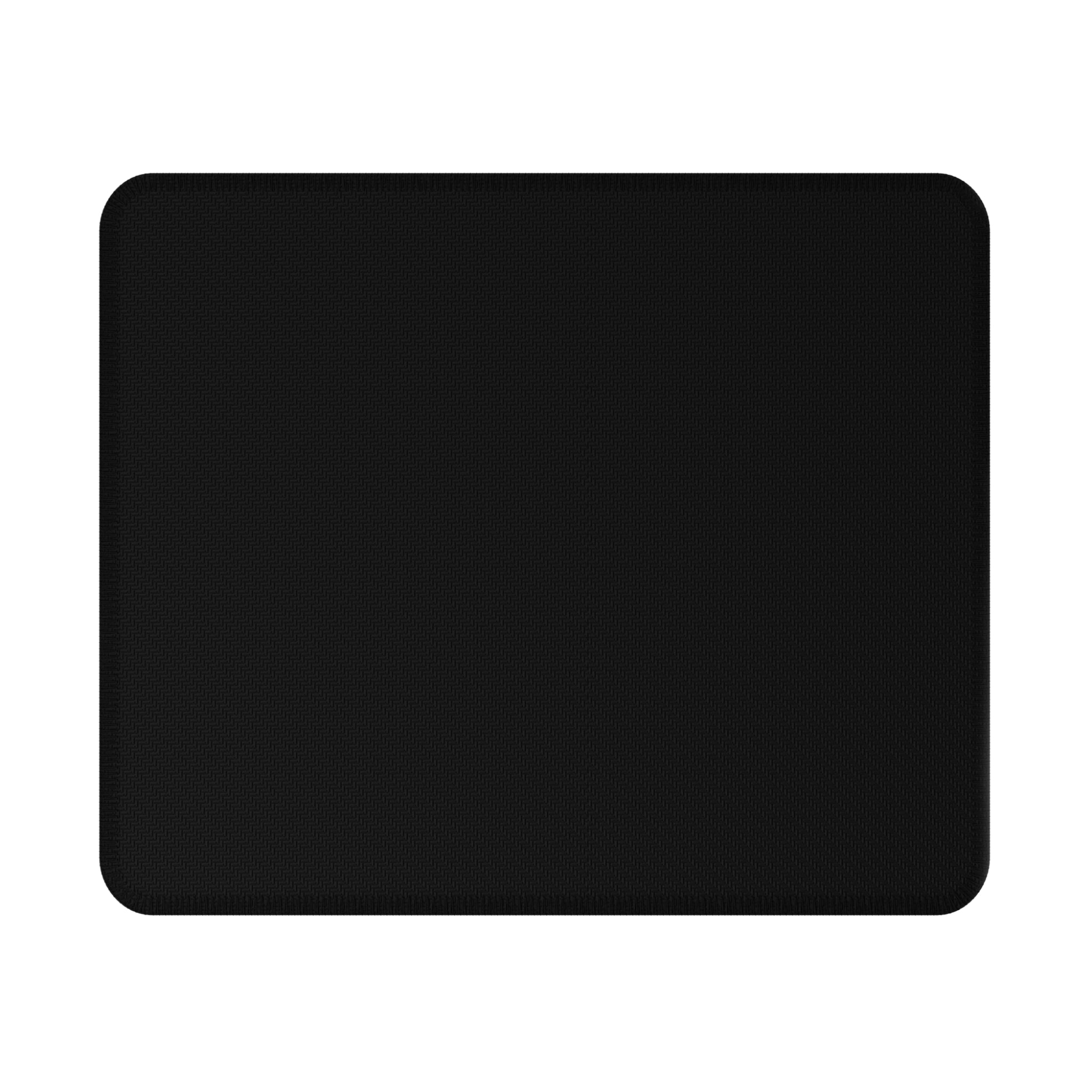 Strategist Non-Slip Gaming Mouse Pad — Minimal White & Black Desk Mat for Gamers