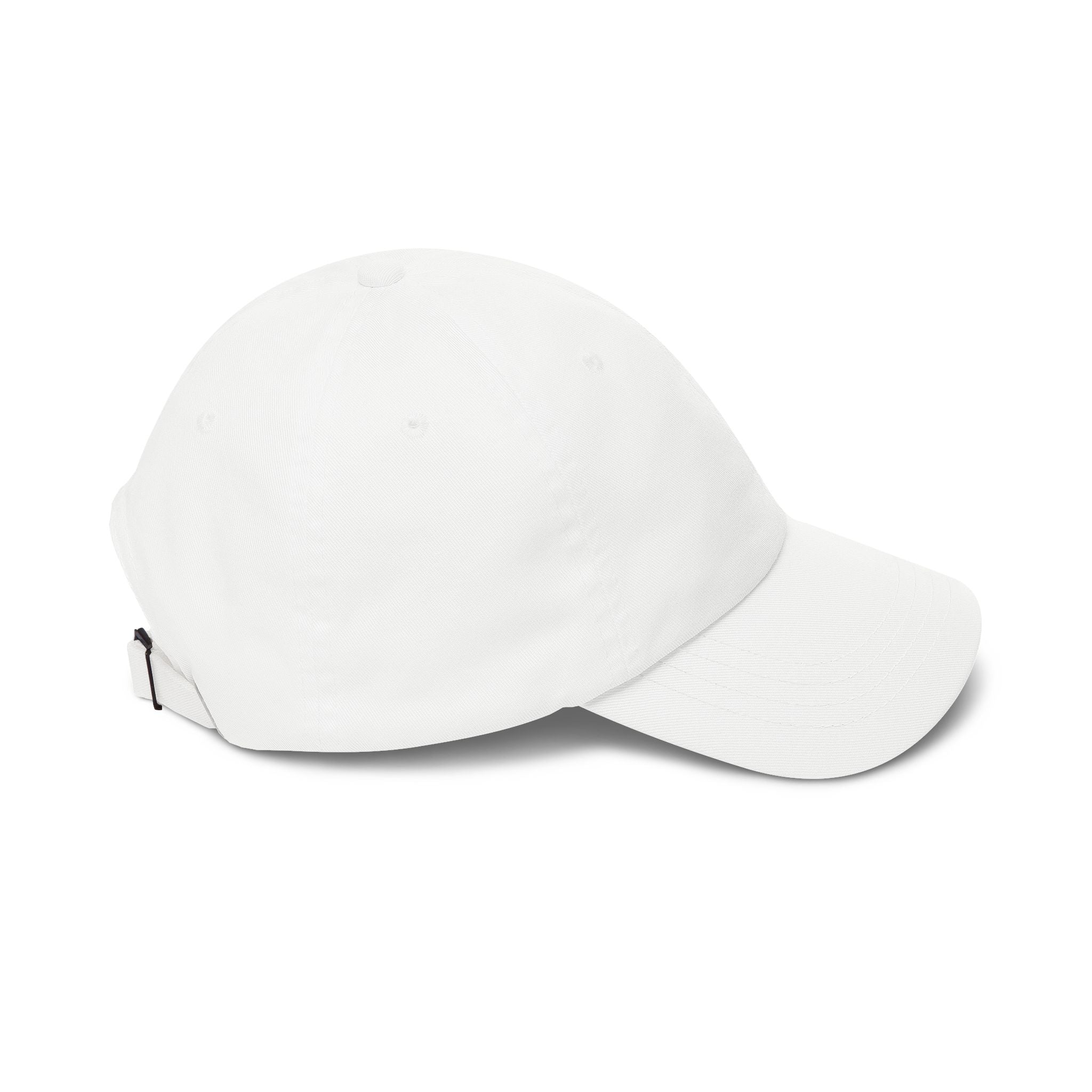 Minimal Embroidered Classic Dad Cap — Simple White Baseball Hat