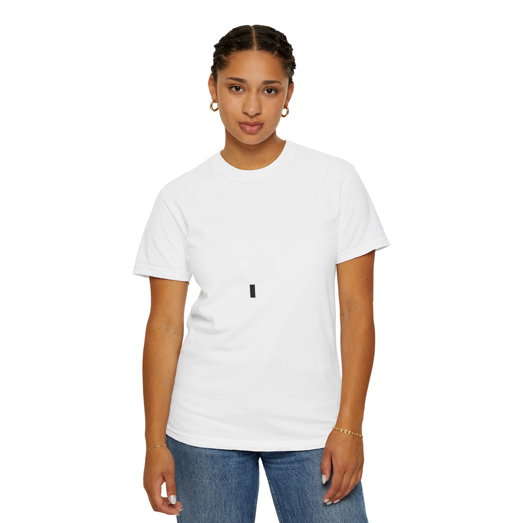 Minimalist Morse Code Dot T-Shirt — Subtle Modern Graphic Tee