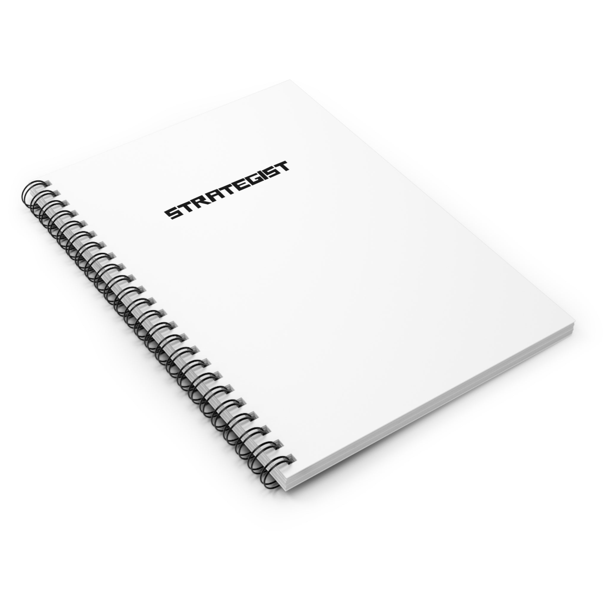 Strategist Spiral Notebook – Ruled Line Planner for Planners & Professionals