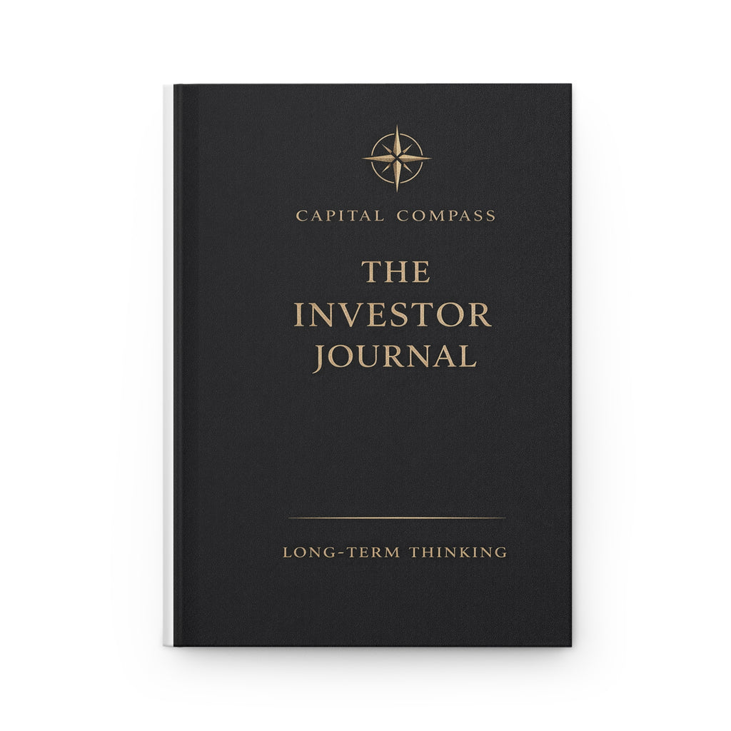 Investor Journal — Hardcover Matte Notebook for Long‑Term Investing & Capital Planning