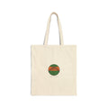 Topographic Contour Circle Tote | topographic map print, contour line design