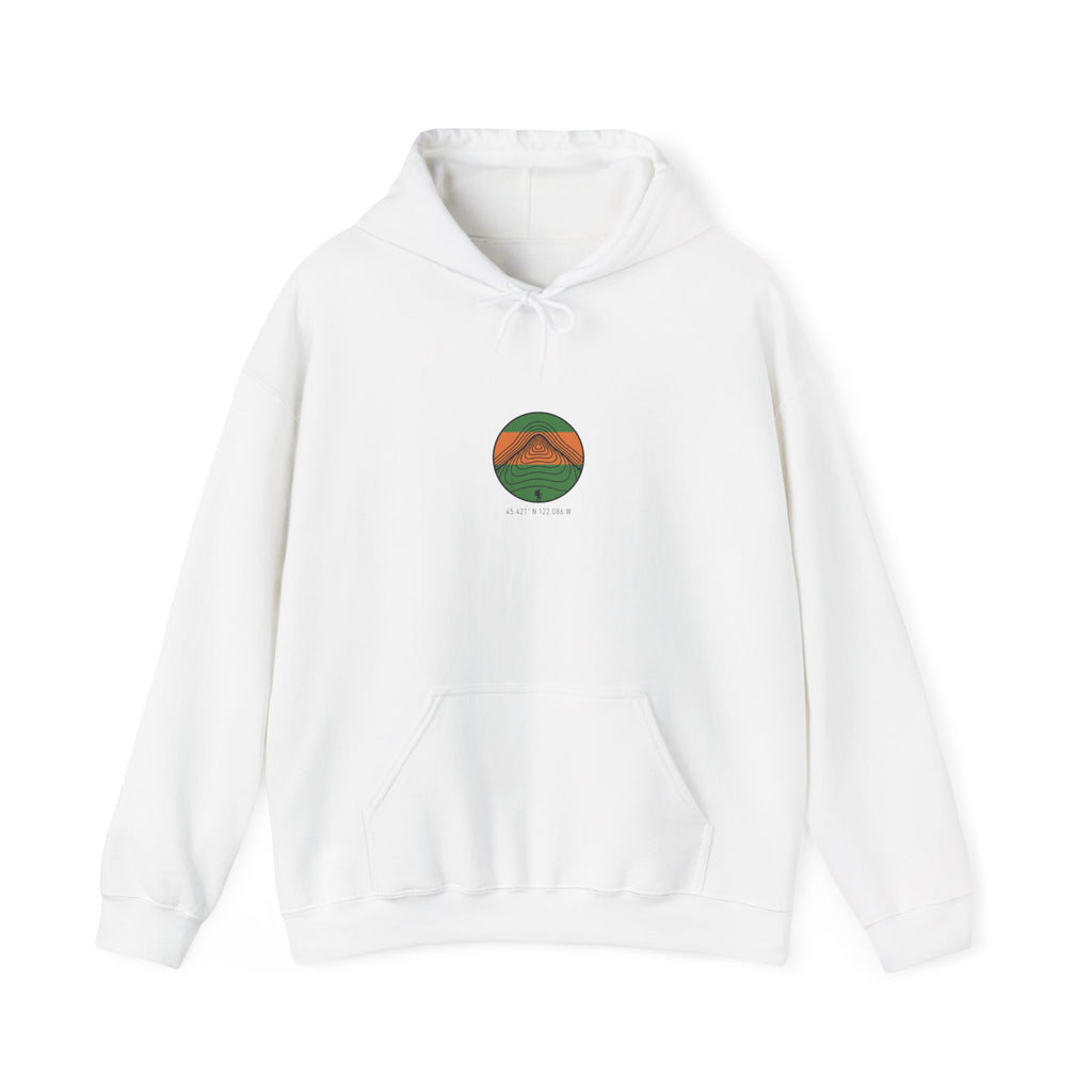 Topographic Contour Circle Hoodie | topo apparel, contour line design