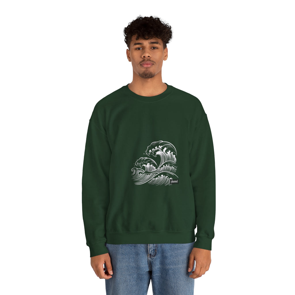 Classic White Crewneck Sweatshirt — Minimal Casual Pullover