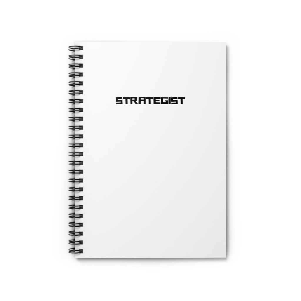 Strategist Spiral Notebook – Ruled Line Planner for Planners & Professionals