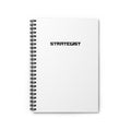 Strategist Spiral Notebook – Ruled Line Planner for Planners & Professionals