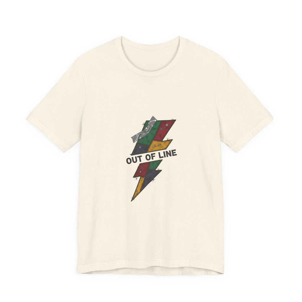 Out of Line Lightning Bolt Tee | grunge shirt, plaid comeback