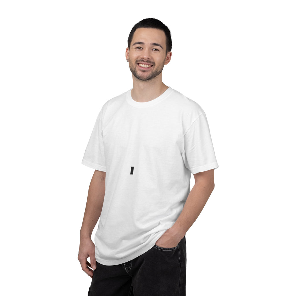 Minimalist Morse Code Dot T-Shirt — Subtle Modern Graphic Tee