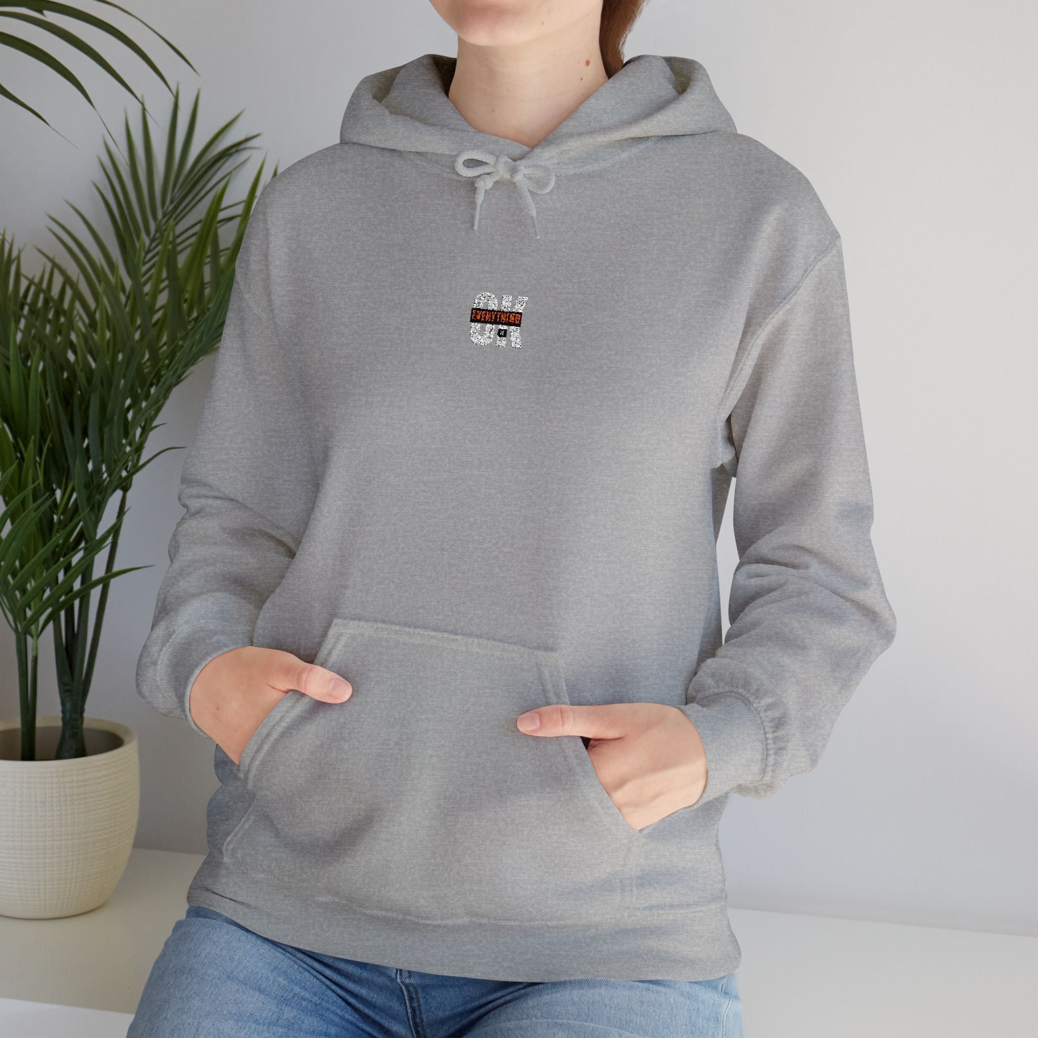 Minimal Tiny Fox Hoodie — Cute Tiny Fox Graphic Pullover for Animal Lovers