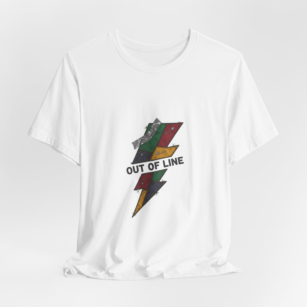 Out of Line Lightning Bolt Tee | grunge shirt, plaid comeback