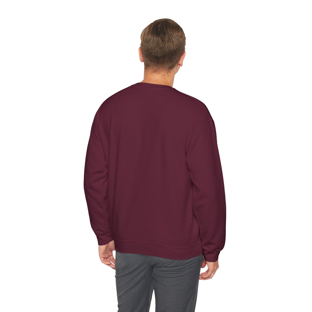 Classic White Crewneck Sweatshirt — Minimal Casual Pullover