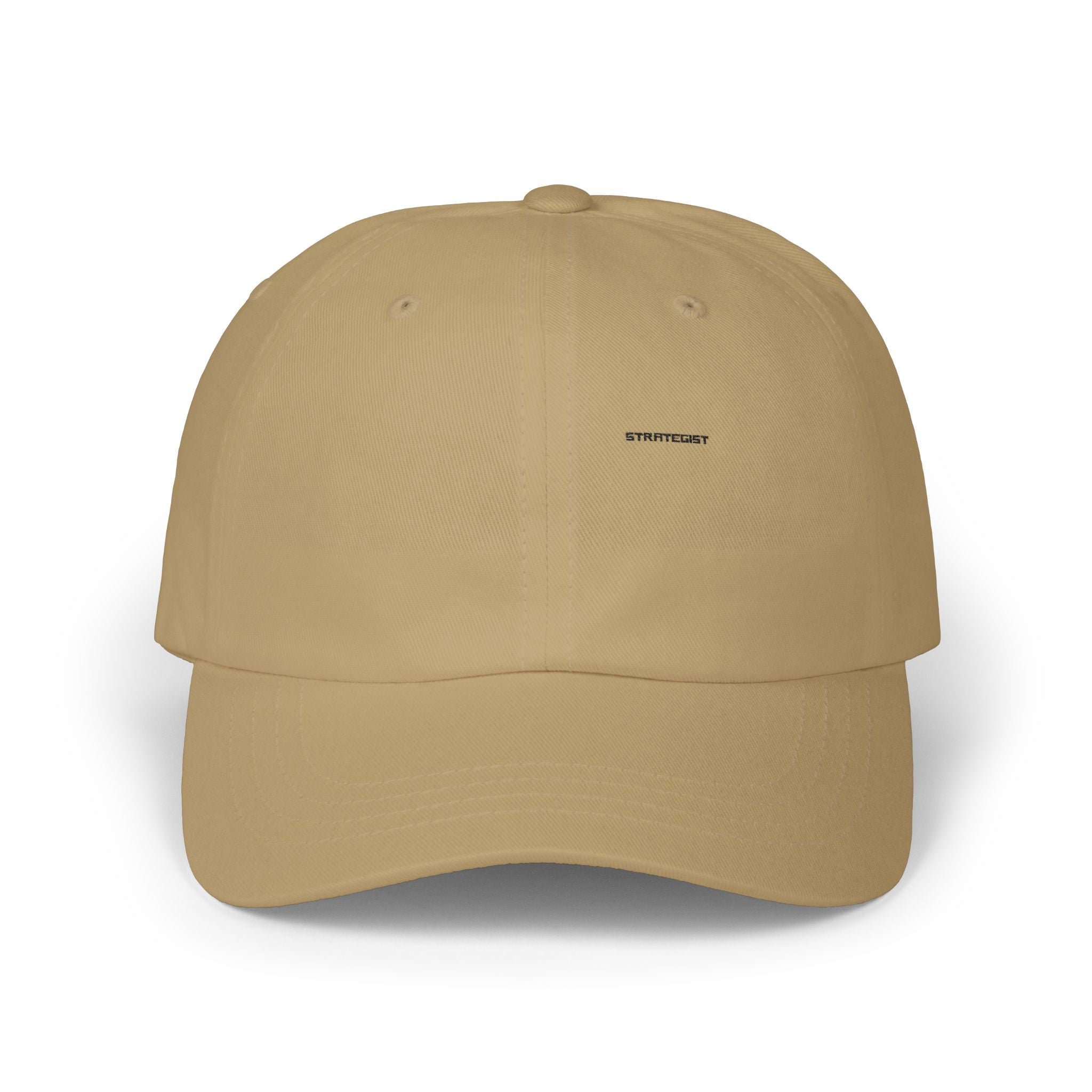 Minimal Embroidered Classic Dad Cap — Simple White Baseball Hat