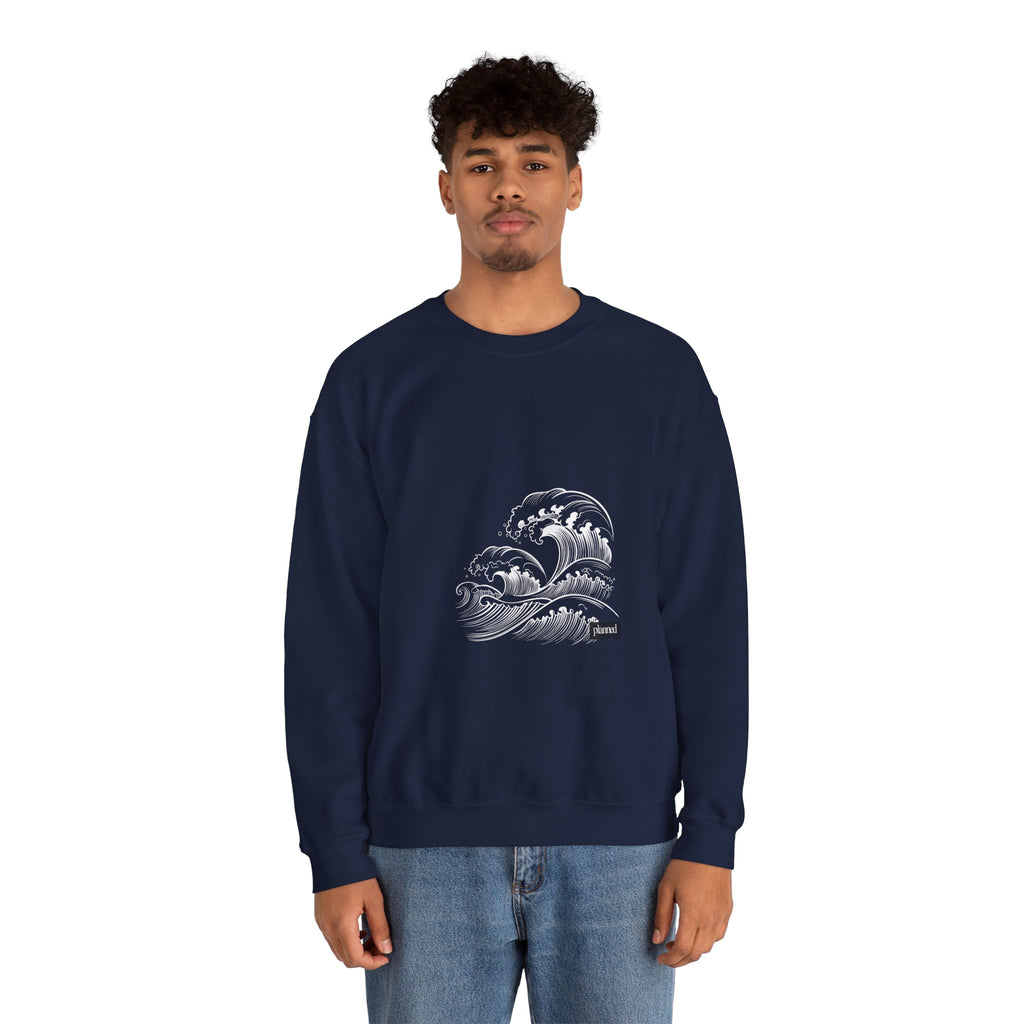 Classic White Crewneck Sweatshirt — Minimal Casual Pullover