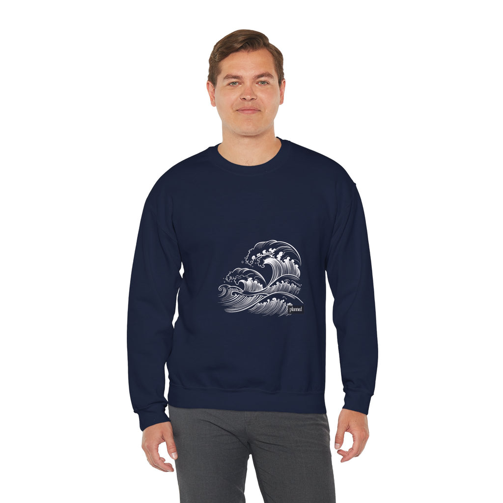 Classic White Crewneck Sweatshirt — Minimal Casual Pullover