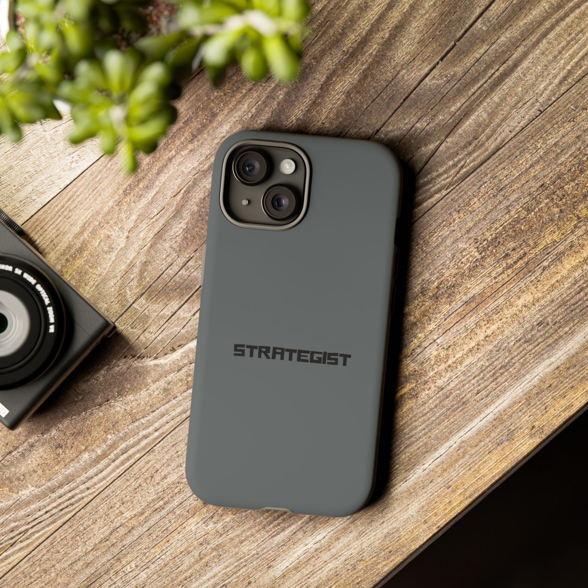 Strategist Tough Phone Case — Rugged Matte Protective Cover