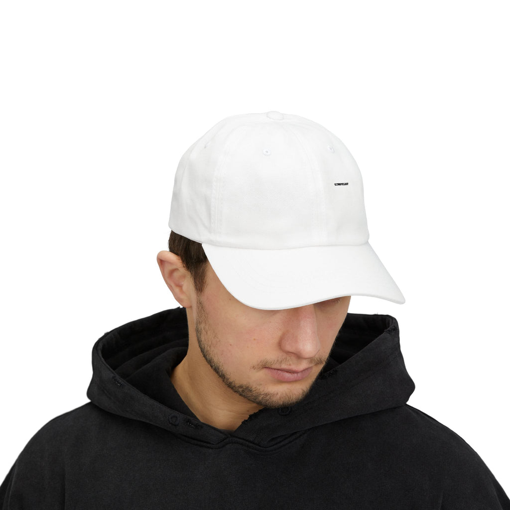 Minimal Embroidered Classic Dad Cap — Simple White Baseball Hat