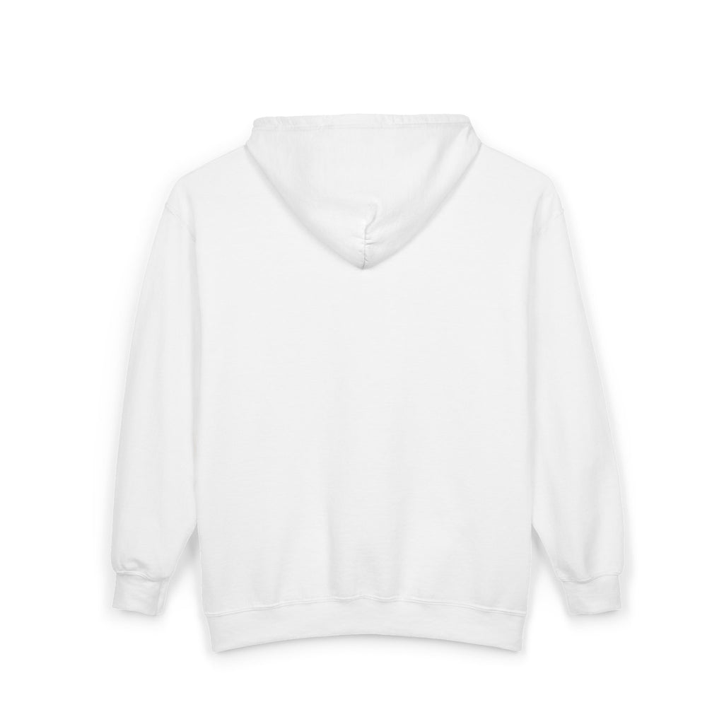 Zip Hoodie — Classic Full-Zip Hooded Sweatshirt (Blank White)