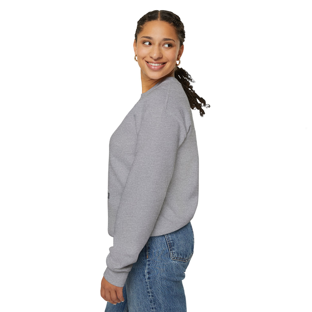 Classic White Crewneck Sweatshirt — Minimal Casual Pullover