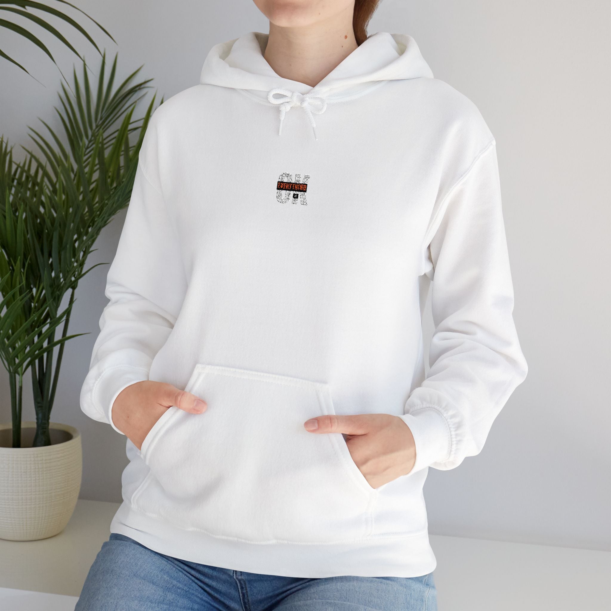 Minimal Tiny Fox Hoodie — Cute Tiny Fox Graphic Pullover for Animal Lovers