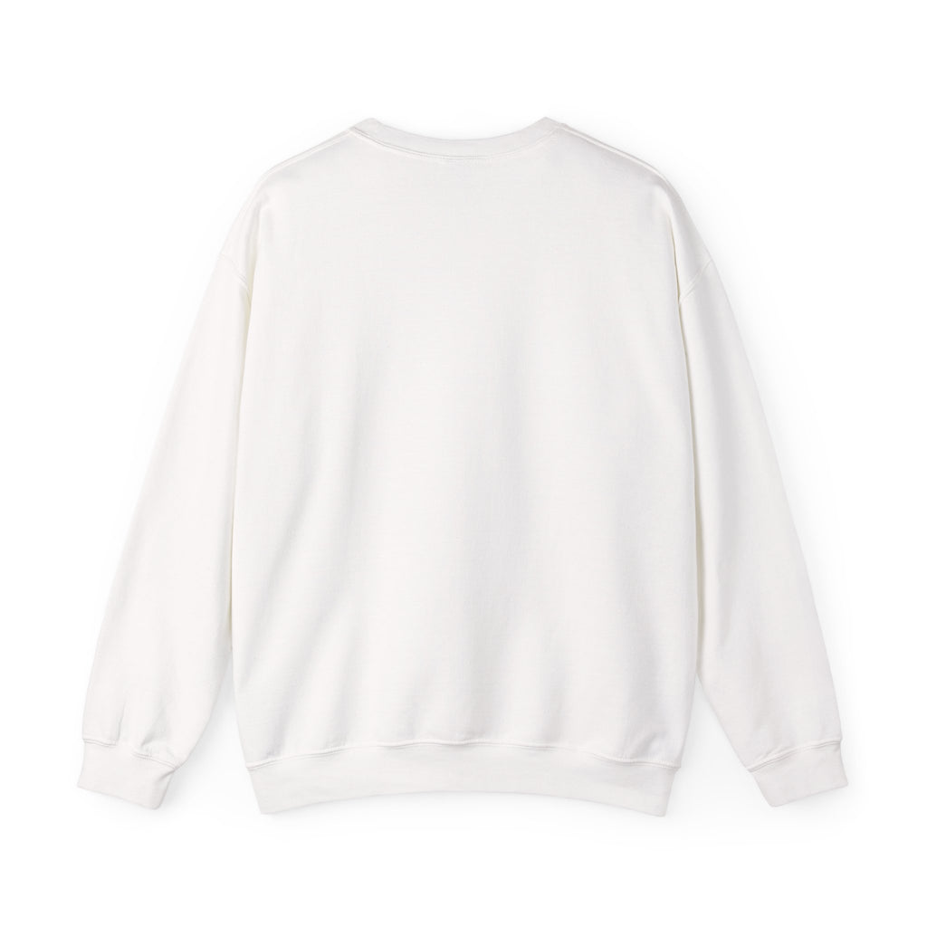 Classic White Crewneck Sweatshirt — Minimal Casual Pullover