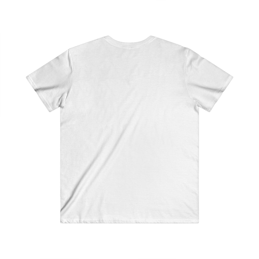 Never Give V-Neck Tee — Motivational "Never Give" Graphic Shirt for Men
