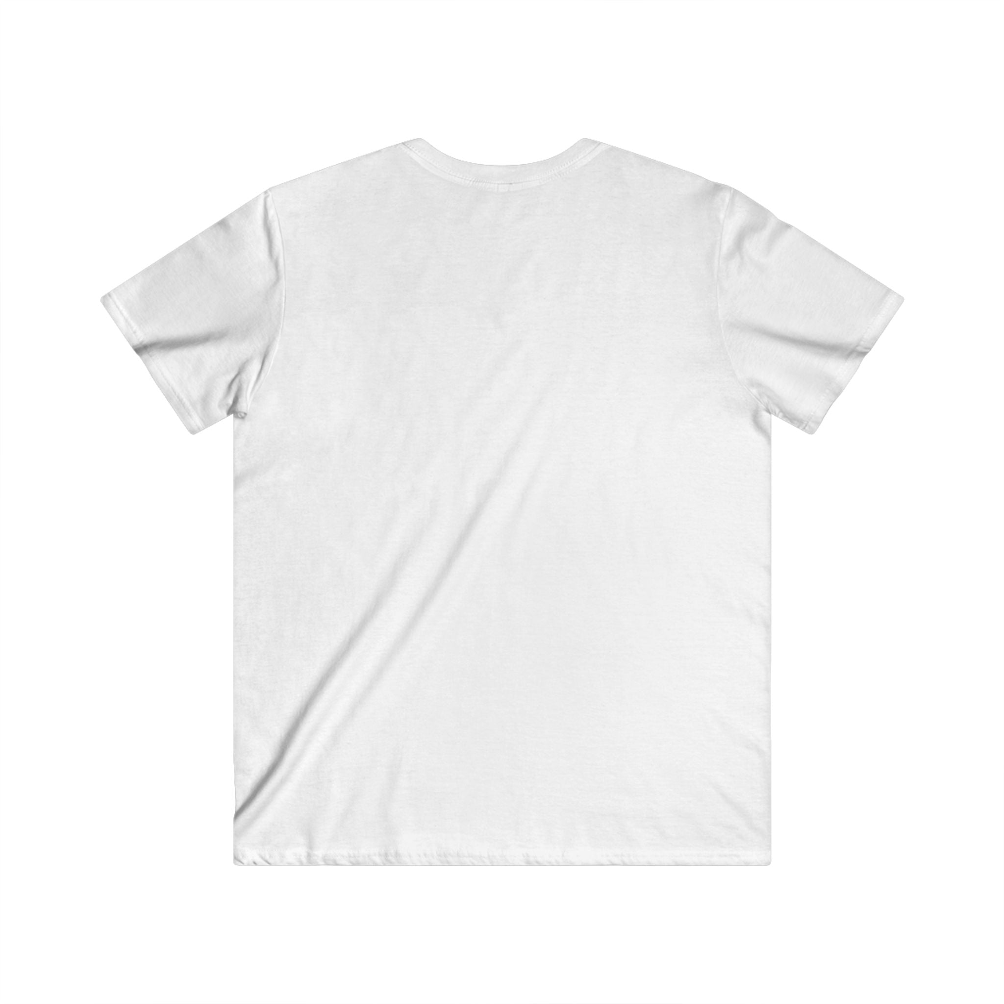 Never Give V-Neck Tee — Motivational "Never Give" Graphic Shirt for Men