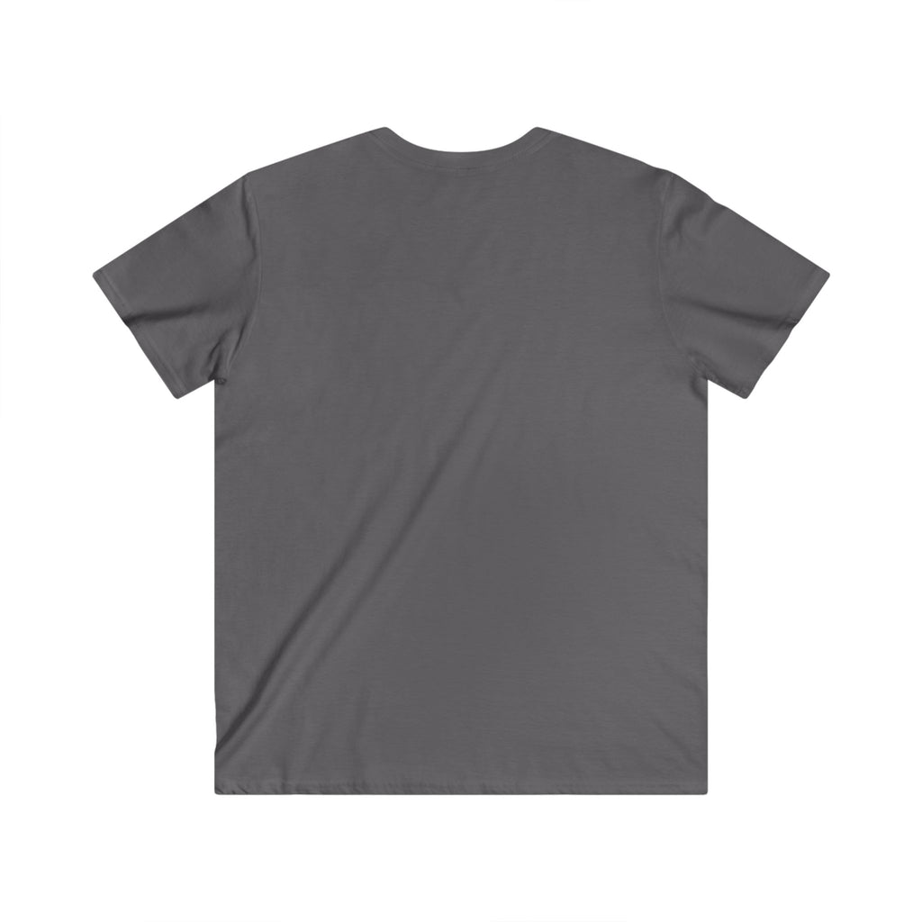 Never Give V-Neck Tee — Motivational "Never Give" Graphic Shirt for Men