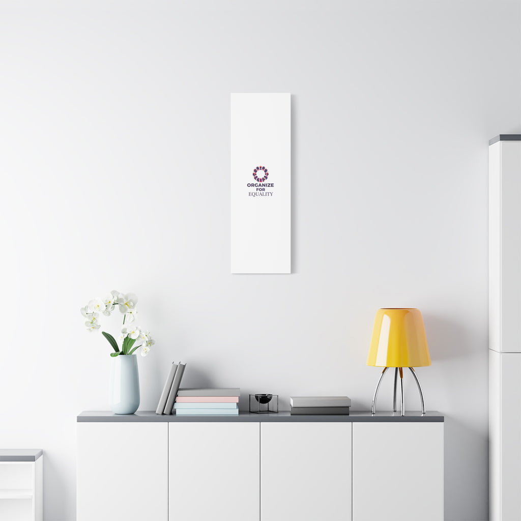 Organize for Equality Canvas | IWD Feminist Slogan, Empowerment Typography