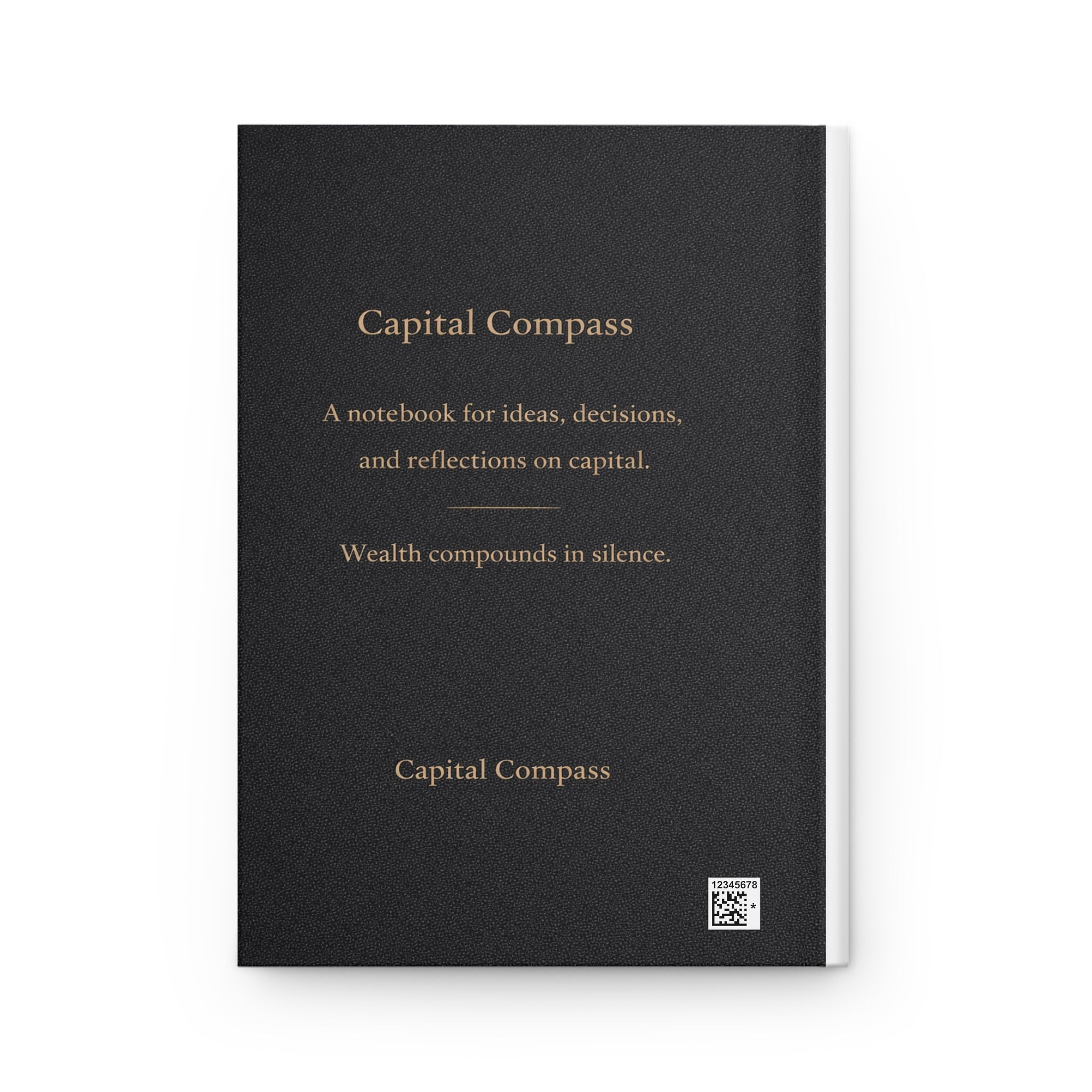 Investor Journal — Hardcover Matte Notebook for Long‑Term Investing & Capital Planning