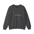 Minimal 'Generationova' White Crewneck Sweatshirt – Subtle Gold Logo