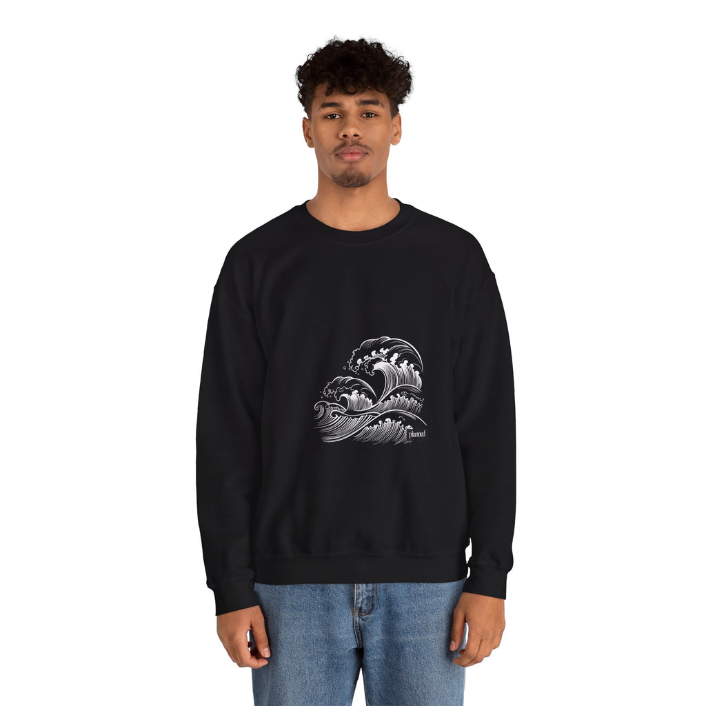 Classic White Crewneck Sweatshirt — Minimal Casual Pullover