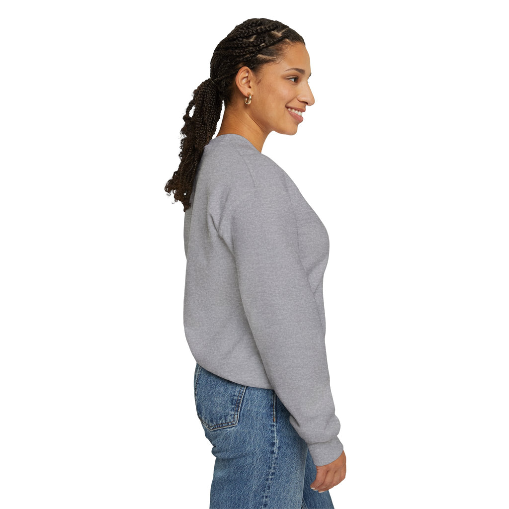 Classic White Crewneck Sweatshirt — Minimal Casual Pullover