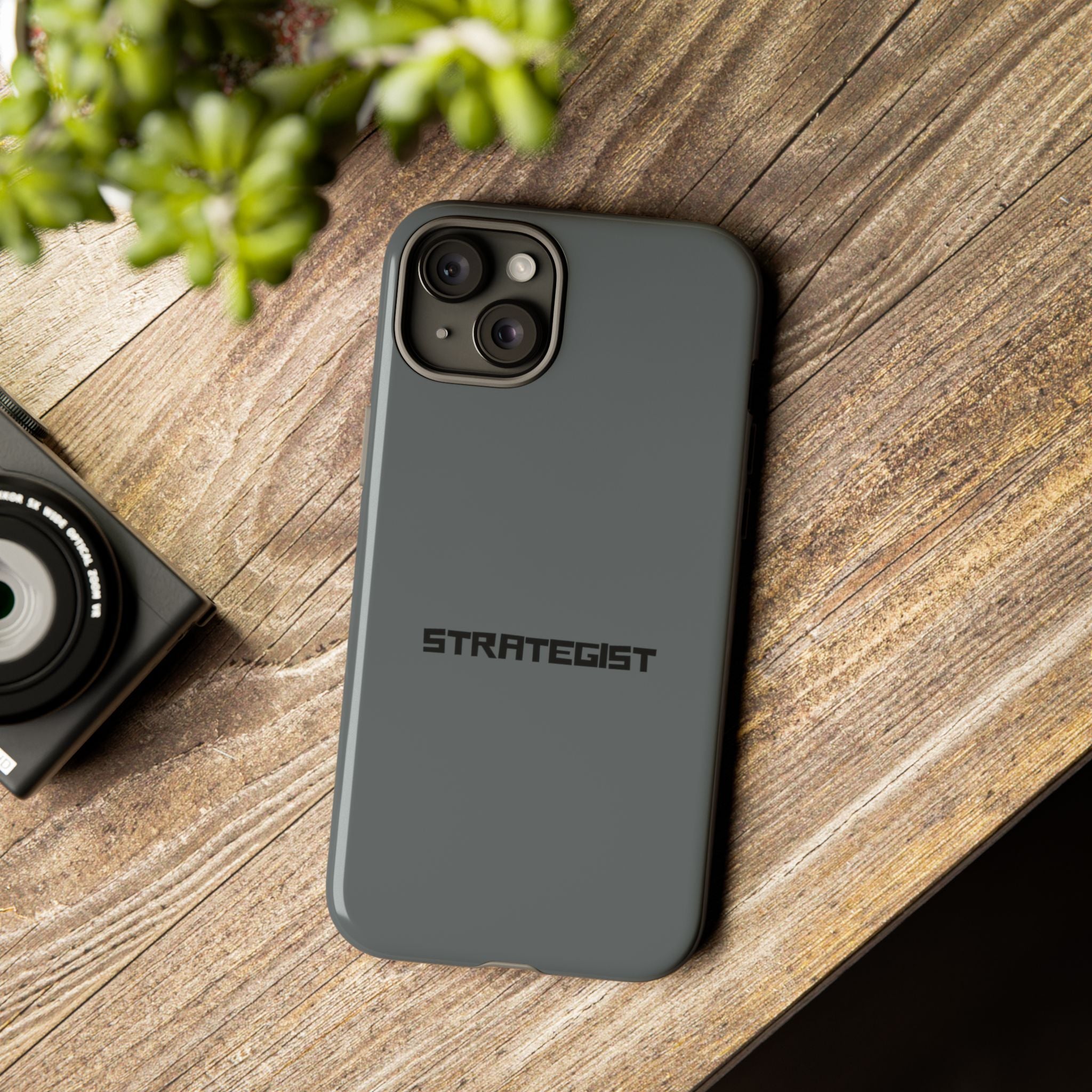 Strategist Tough Phone Case — Rugged Matte Protective Cover