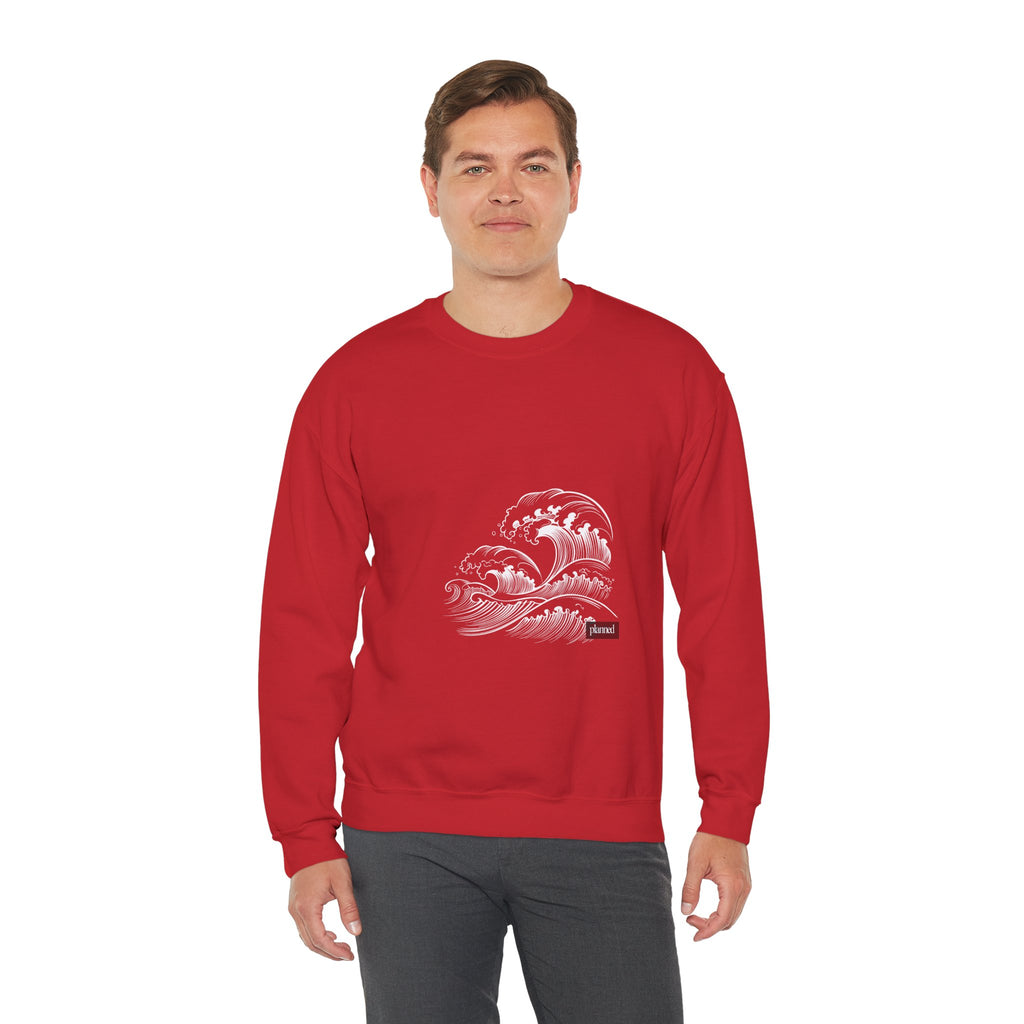 Classic White Crewneck Sweatshirt — Minimal Casual Pullover