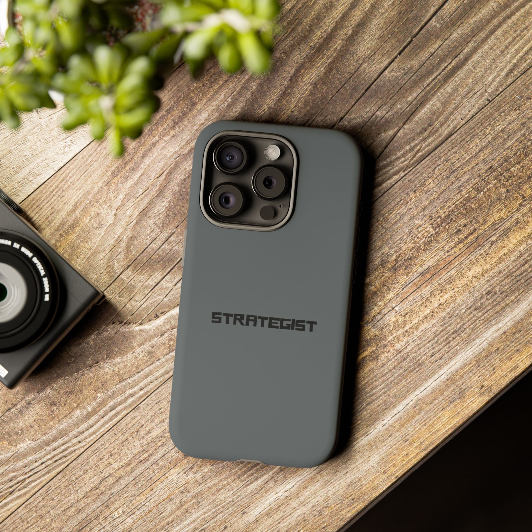 Strategist Tough Phone Case — Rugged Matte Protective Cover