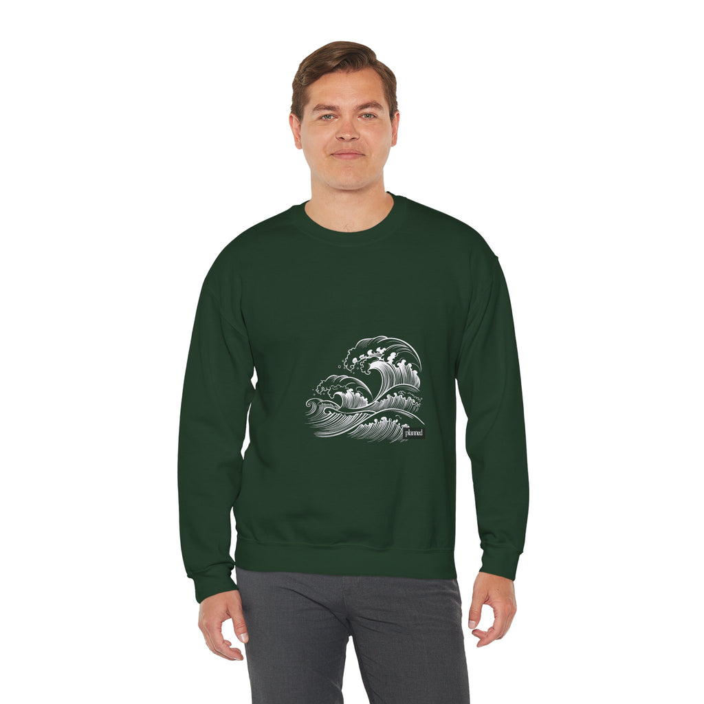 Classic White Crewneck Sweatshirt — Minimal Casual Pullover