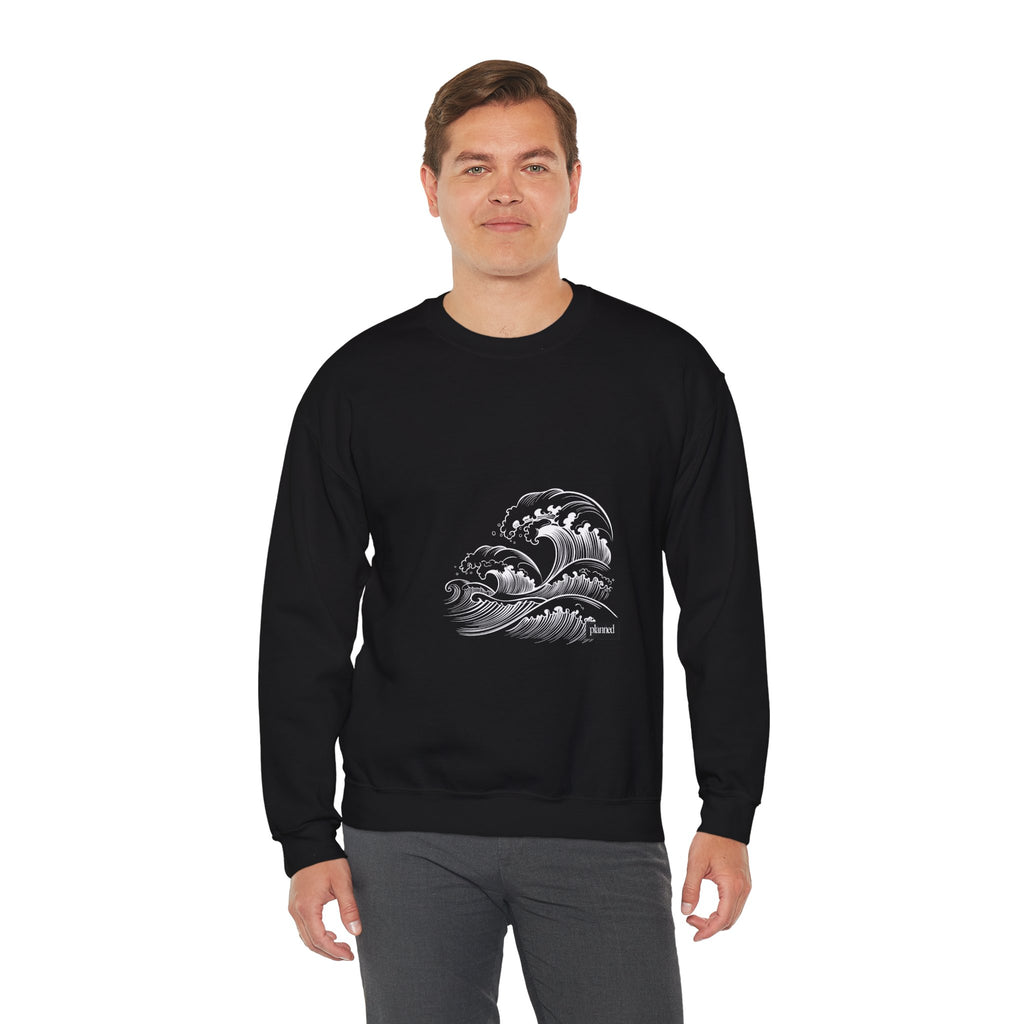 Classic White Crewneck Sweatshirt — Minimal Casual Pullover