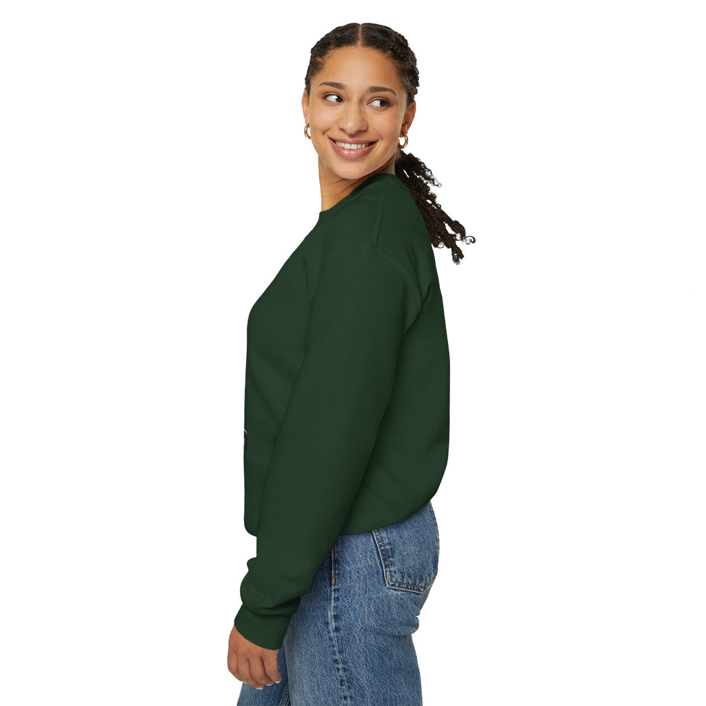 Classic White Crewneck Sweatshirt — Minimal Casual Pullover