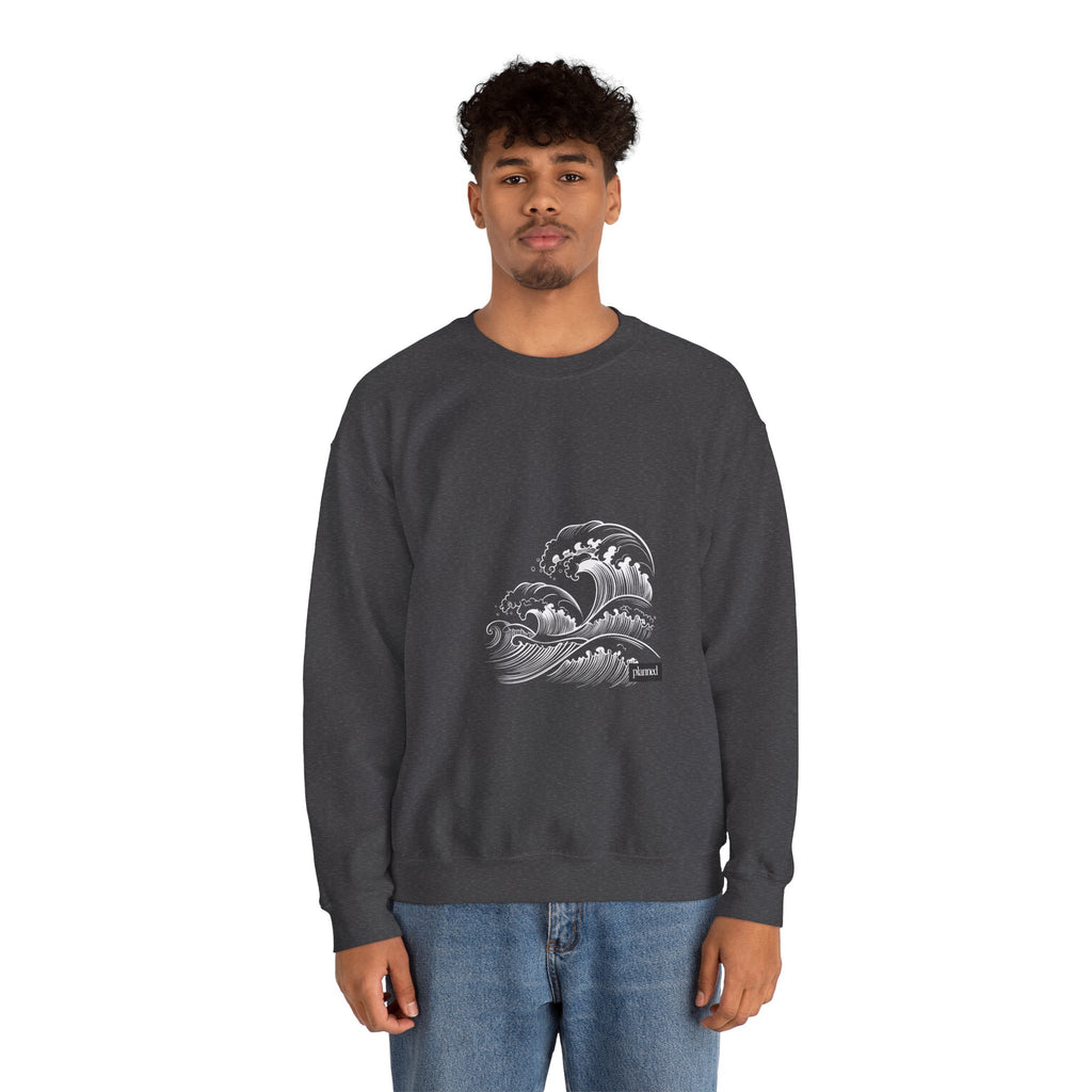 Classic White Crewneck Sweatshirt — Minimal Casual Pullover