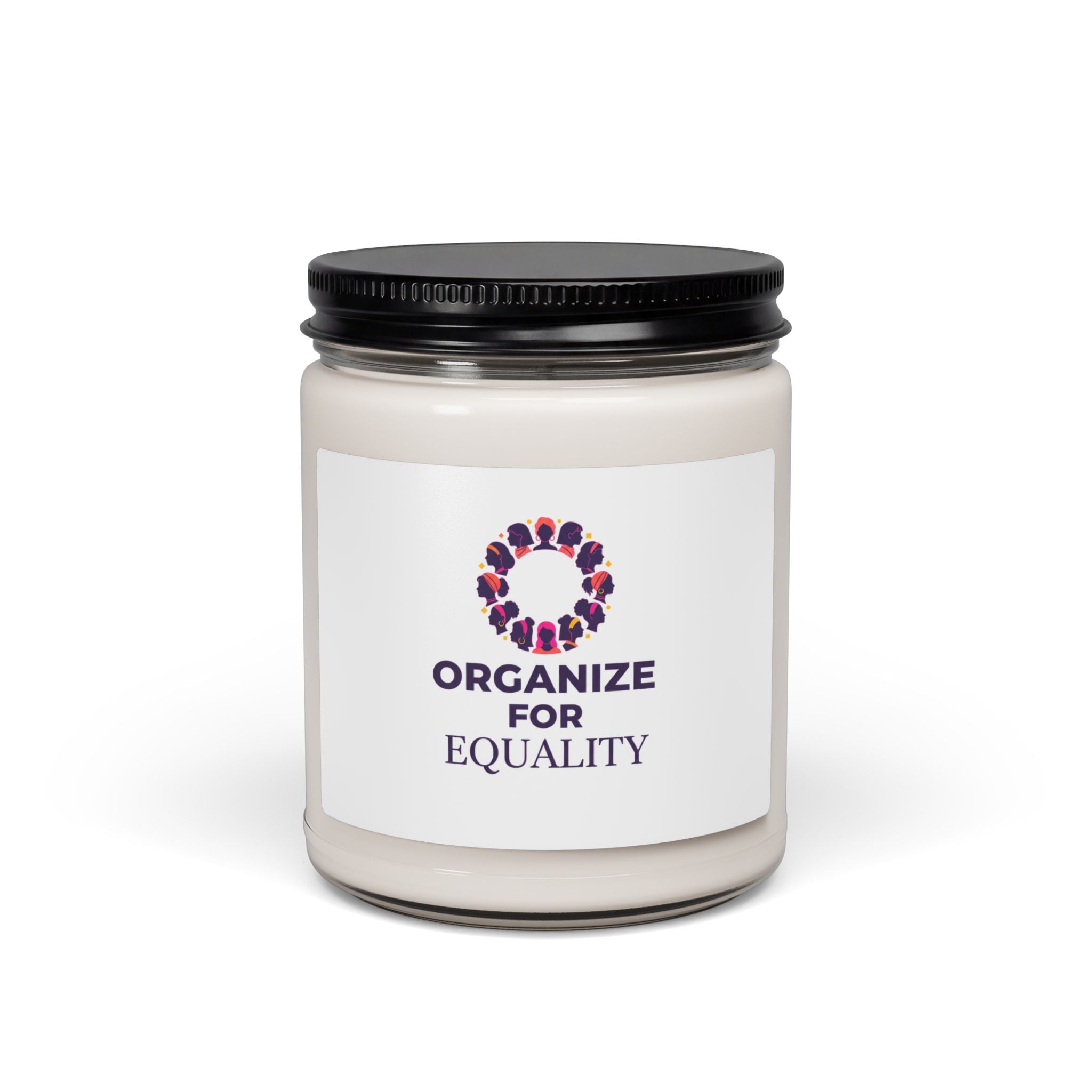 Organize for Equality Candle | IWD feminist slogan soy candle