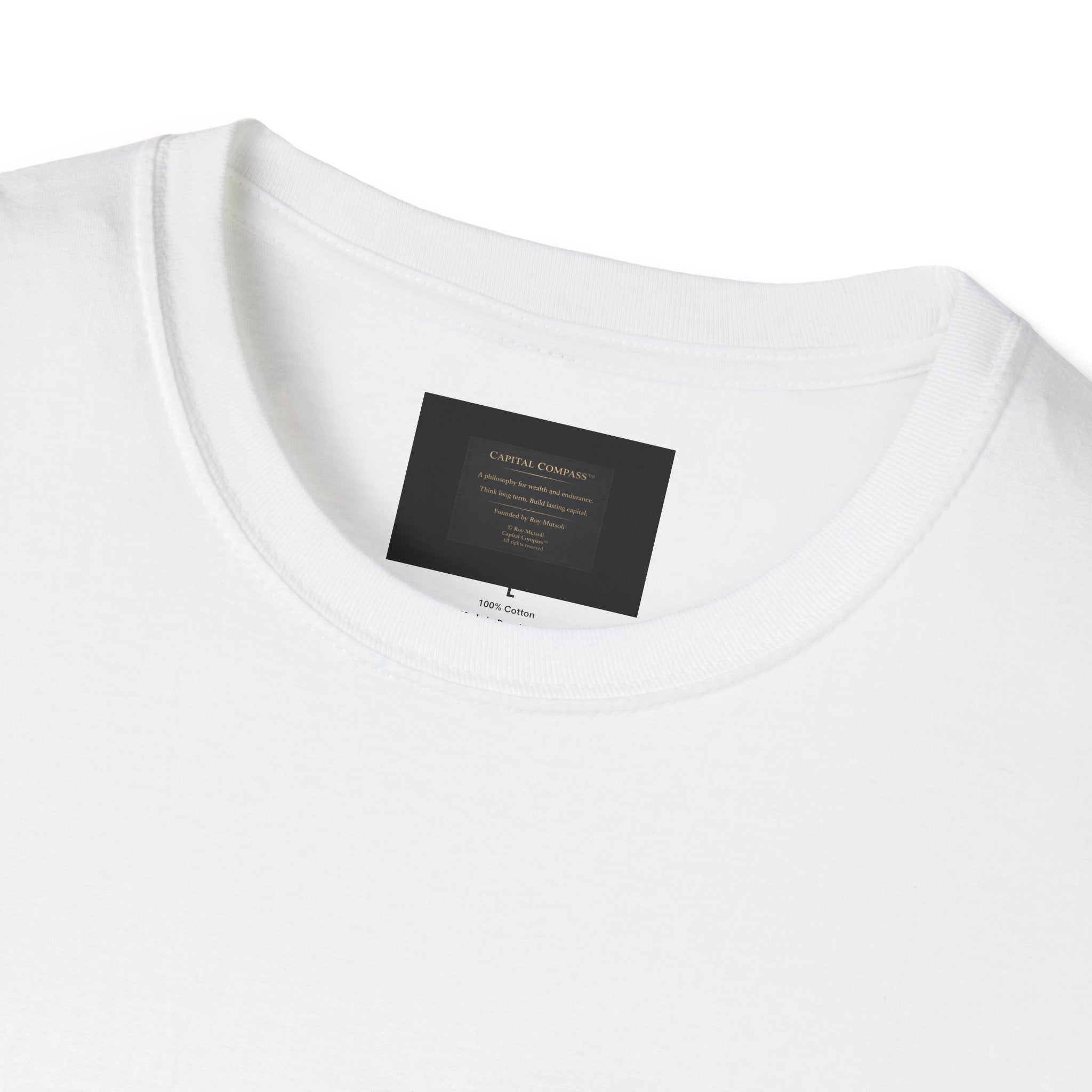 Minimalist Cross Constellation T-Shirt — Subtle Star Map Graphic