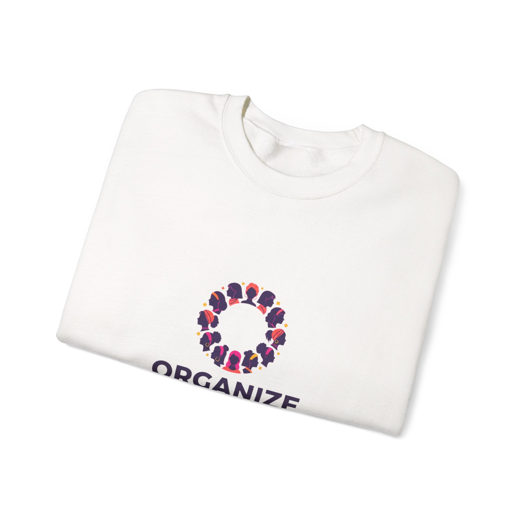 Organize for Equality Sweatshirt | International Women's Day, IWD typography