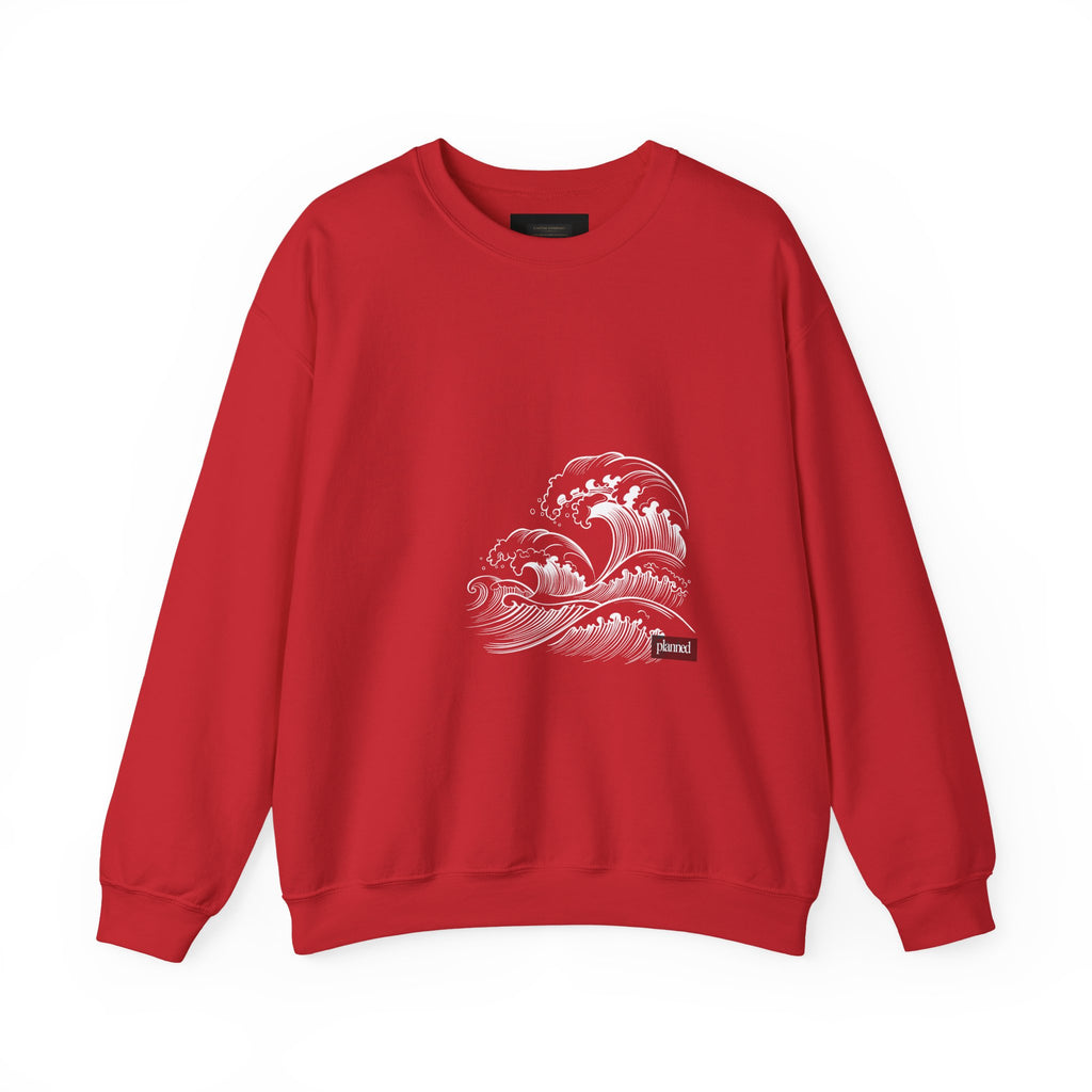 Classic White Crewneck Sweatshirt — Minimal Casual Pullover