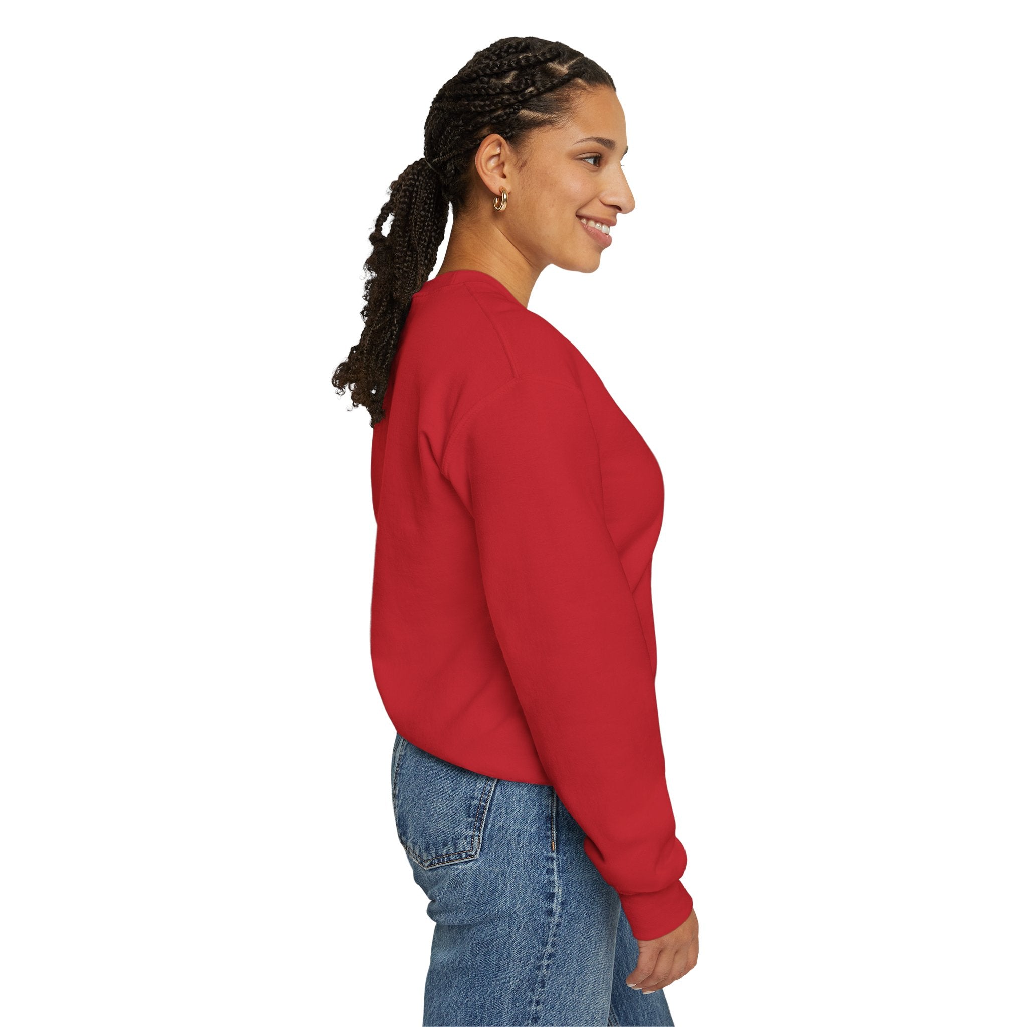 Classic White Crewneck Sweatshirt — Minimal Casual Pullover