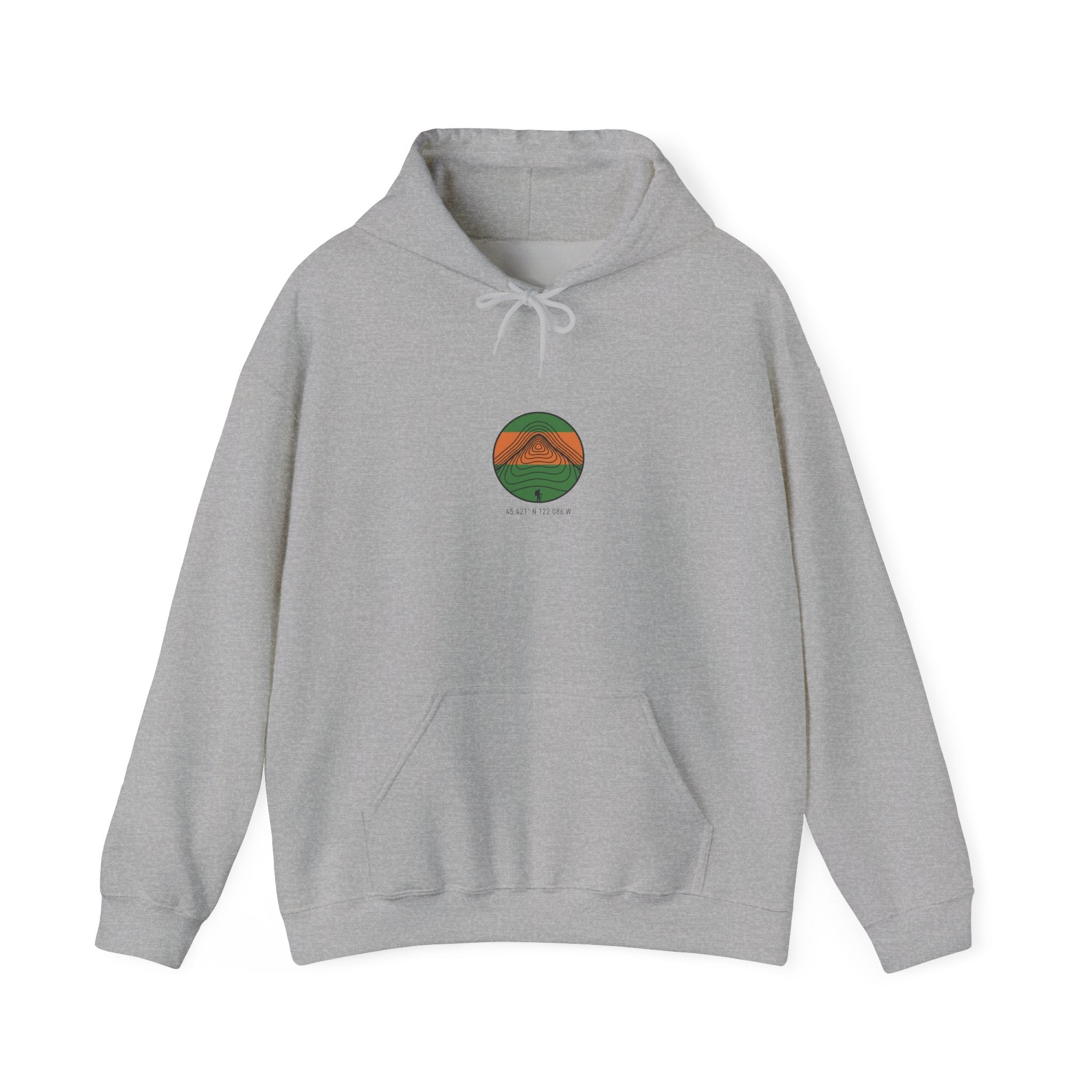 Topographic Contour Circle Hoodie | topo apparel, contour line design