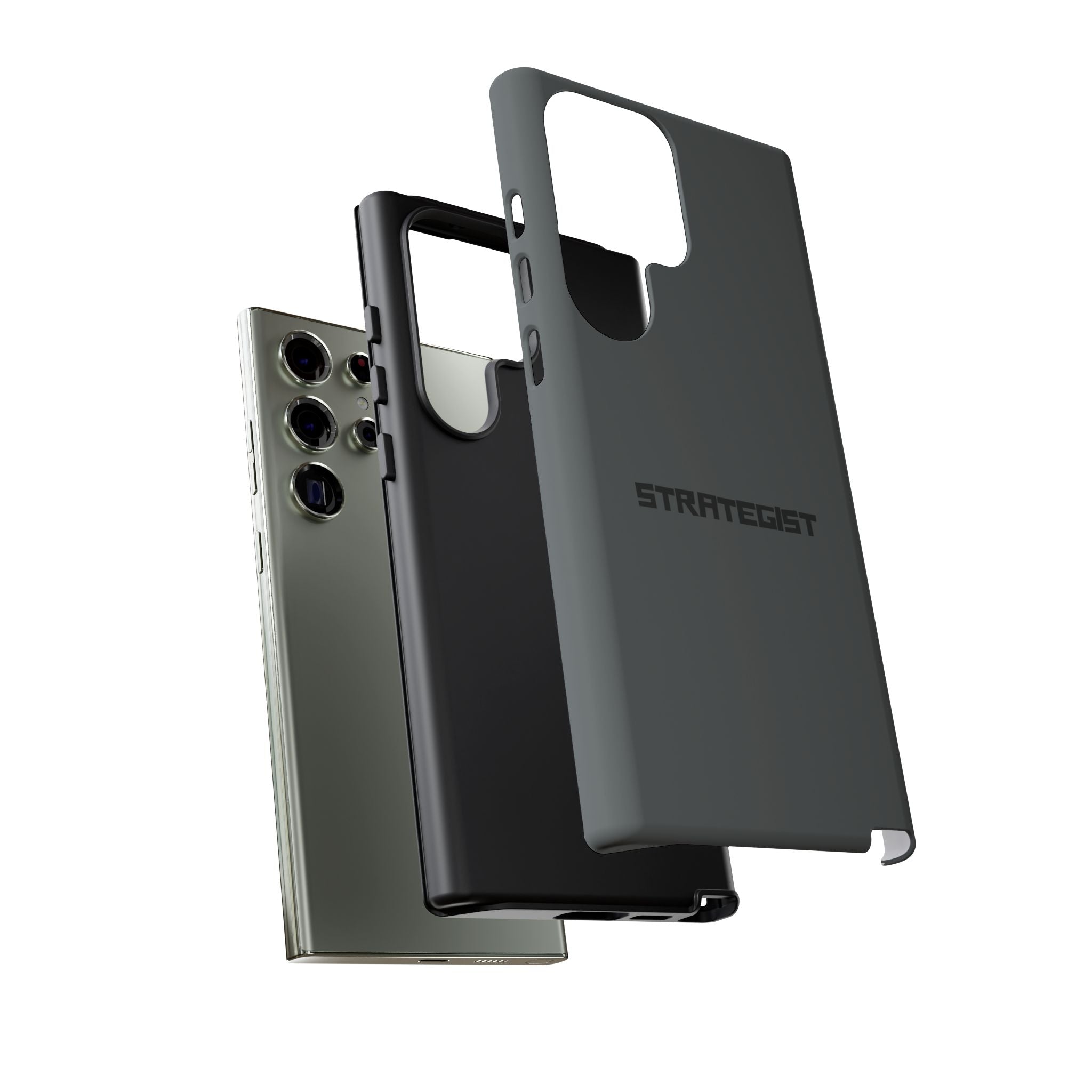 Strategist Tough Phone Case — Rugged Matte Protective Cover