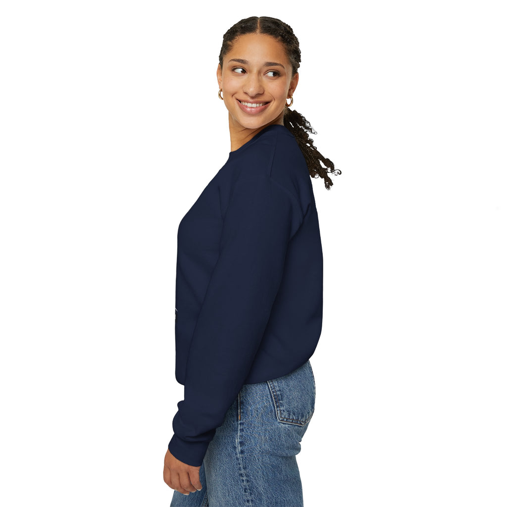 Classic White Crewneck Sweatshirt — Minimal Casual Pullover