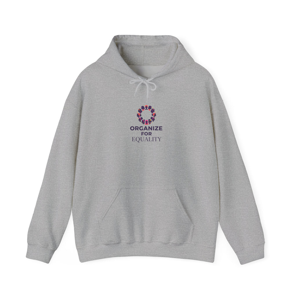Organize for Equality Hoodie | International Women's Day, IWD typography